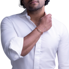 - DOUBLE OVAL rose gold