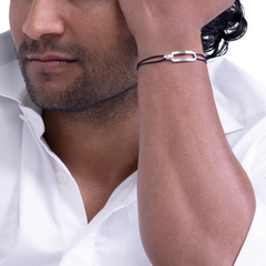 - DOUBLE OVAL white gold