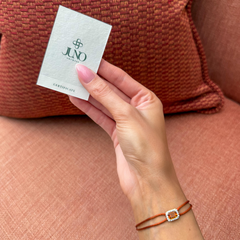 一 Gemstone Classic Citrine Diamond Rose Gold