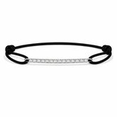 - BAR diamond pavé white gold