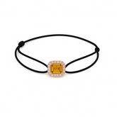 一 Gemstone Classic Citrine Diamond Rose Gold