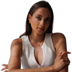 一 Gemstone Flower Earring Citrine