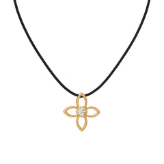 一 Clover 3D Diamond Necklace