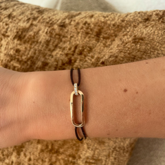 - DOUBLE OVAL diamond rose gold