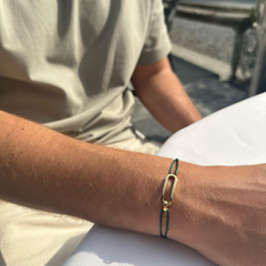 - DOUBLE OVAL yellow gold