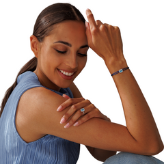 一 Gemstone Classic Ring Blue Topaz