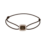 一 Gemstone Classic 'Smoky' Quartz Diamond Rose Gold