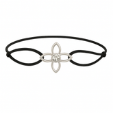 CLOVER 3D Diamond White Gold