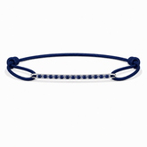 - BAR sapphire diamond pavé white gold