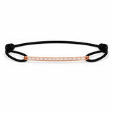 - BAR diamond pavé rose gold