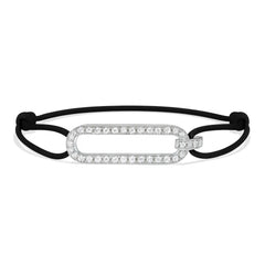 - DOUBLE OVAL diamond pavé white gold