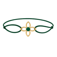 CLOVER 3D Gemstone Green Agate