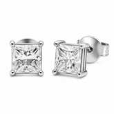一 PRINCESS Diamond Earring white gold