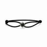 CUBE black Moissanite white gold