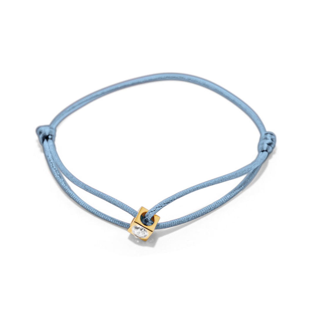 CUBE diamond yellow gold