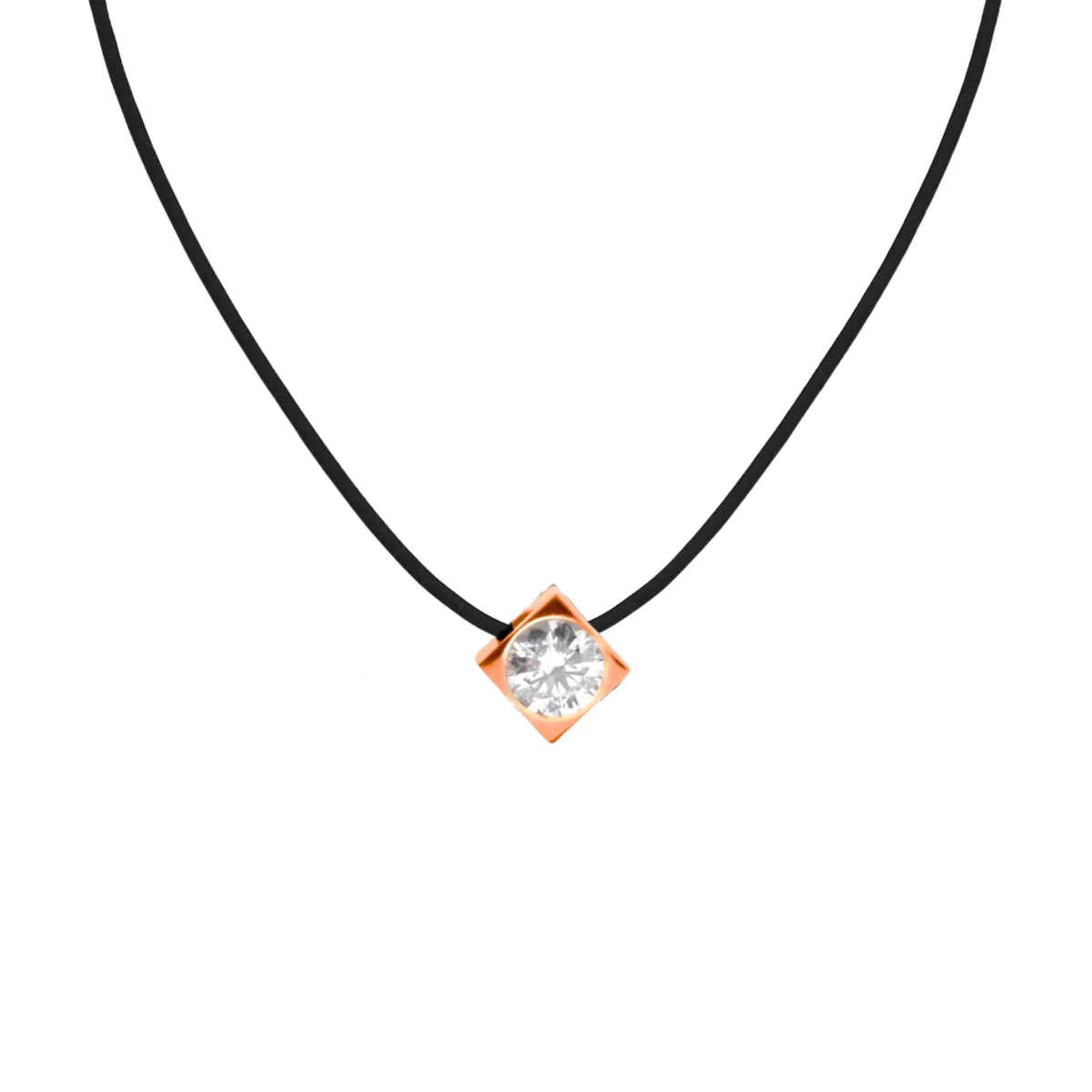一 CUBE XL Diamond Necklace