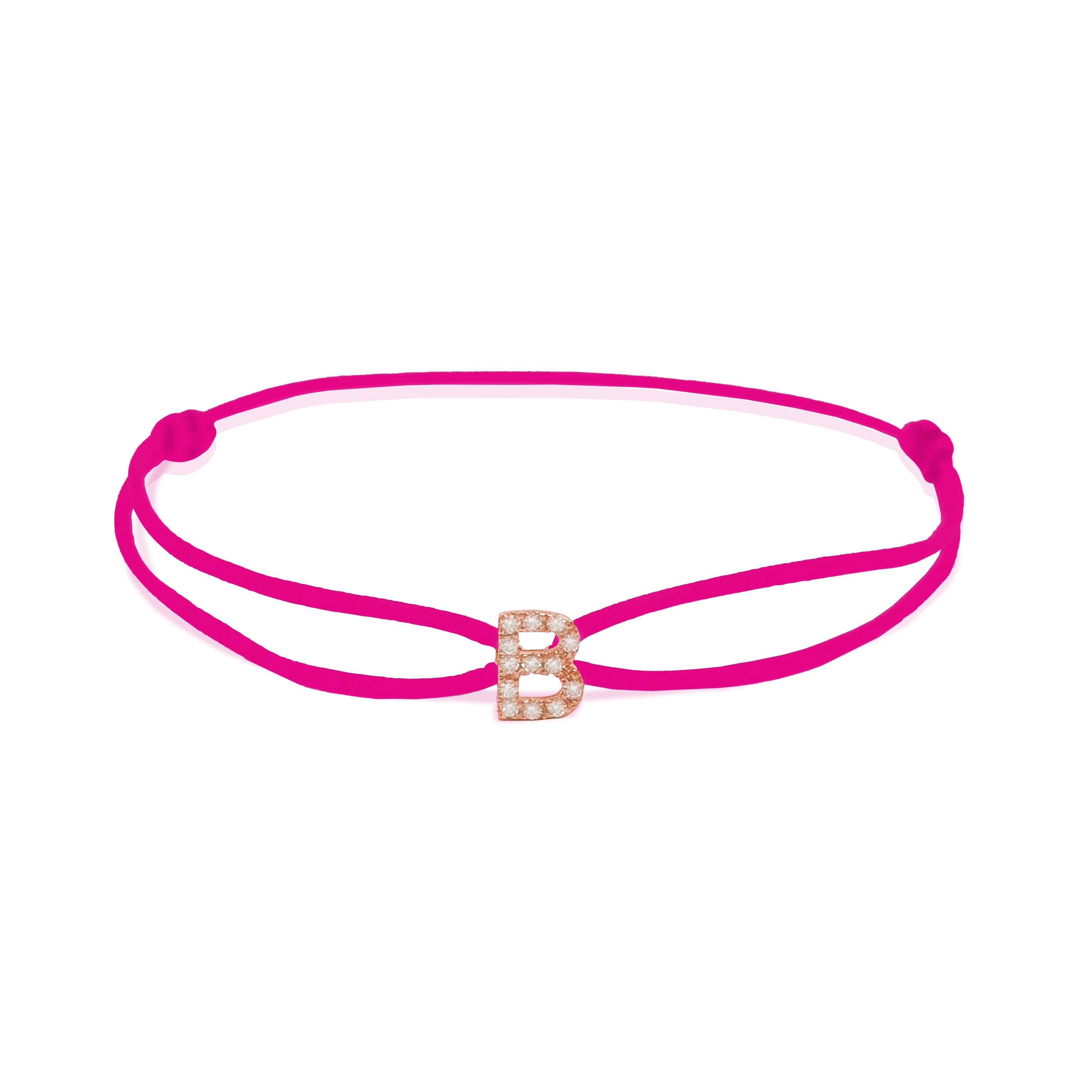 INITIAL diamond rose gold