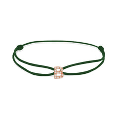 INITIAL diamond rose gold