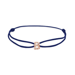 INITIAL diamond rose gold