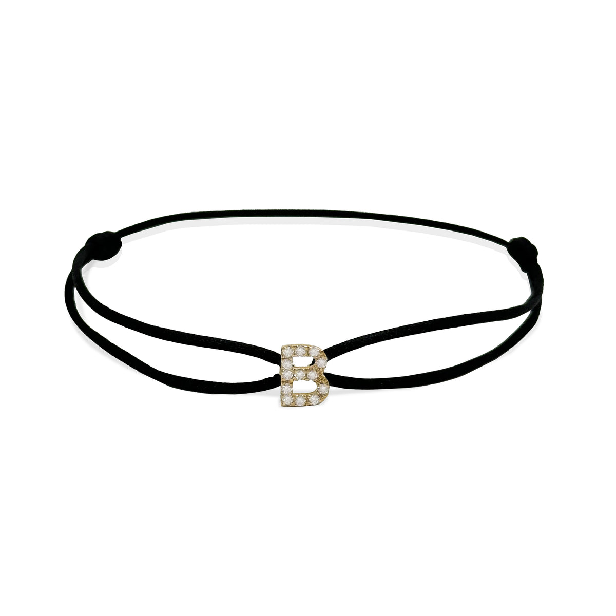 INITIAL diamond yellow gold