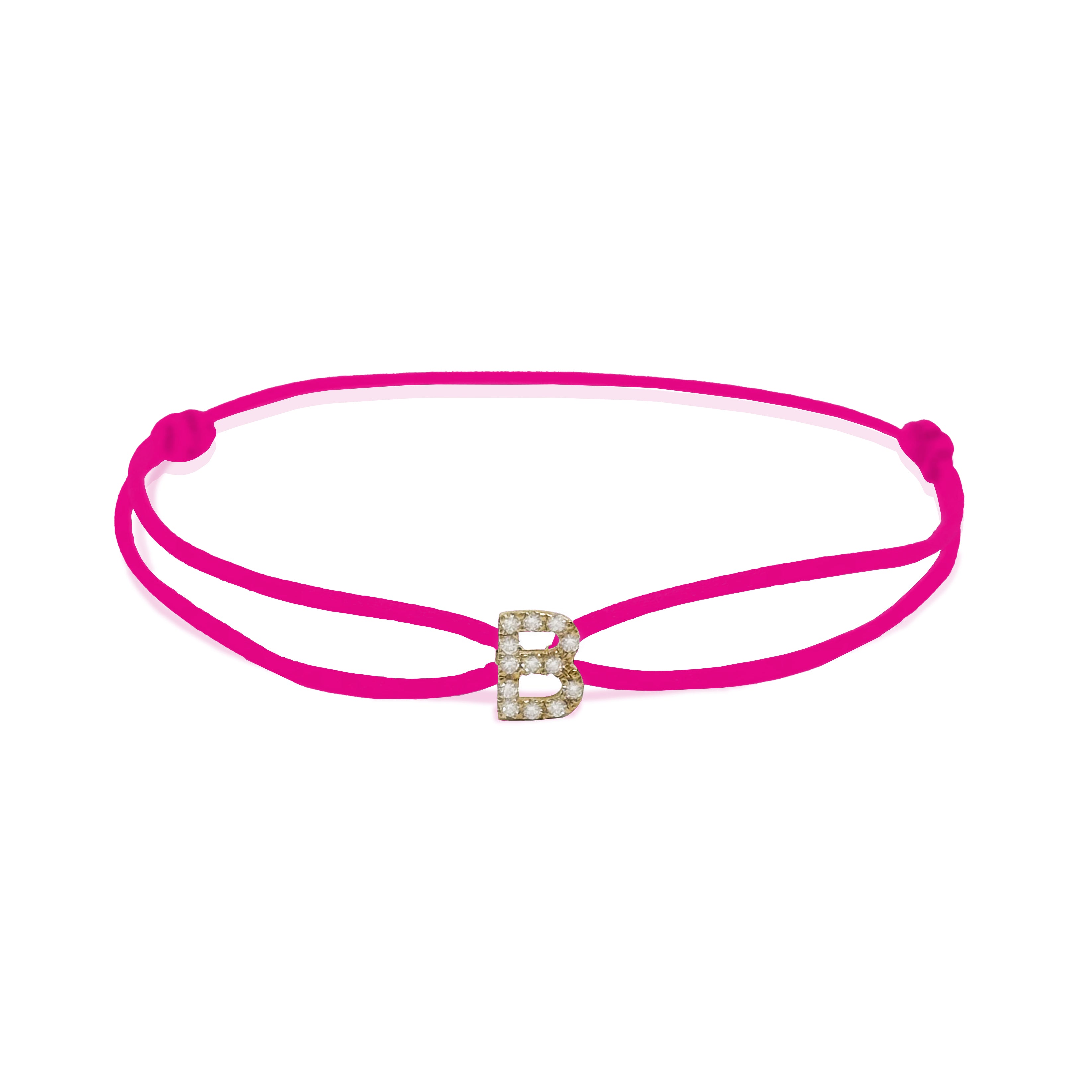 INITIAL diamond yellow gold