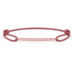 - BAR sapphire diamond pavé rose gold