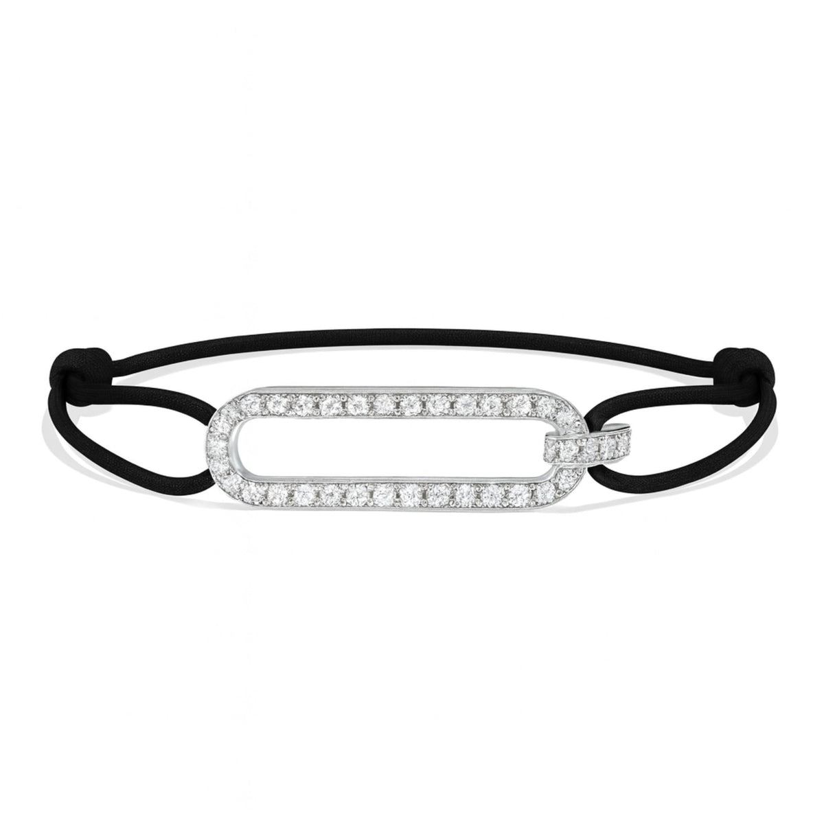 - DOUBLE OVAL diamond pavé white gold