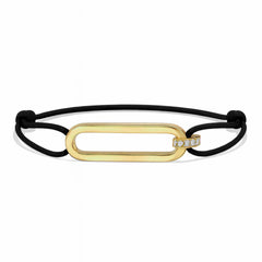 - DOUBLE OVAL diamond yellow gold
