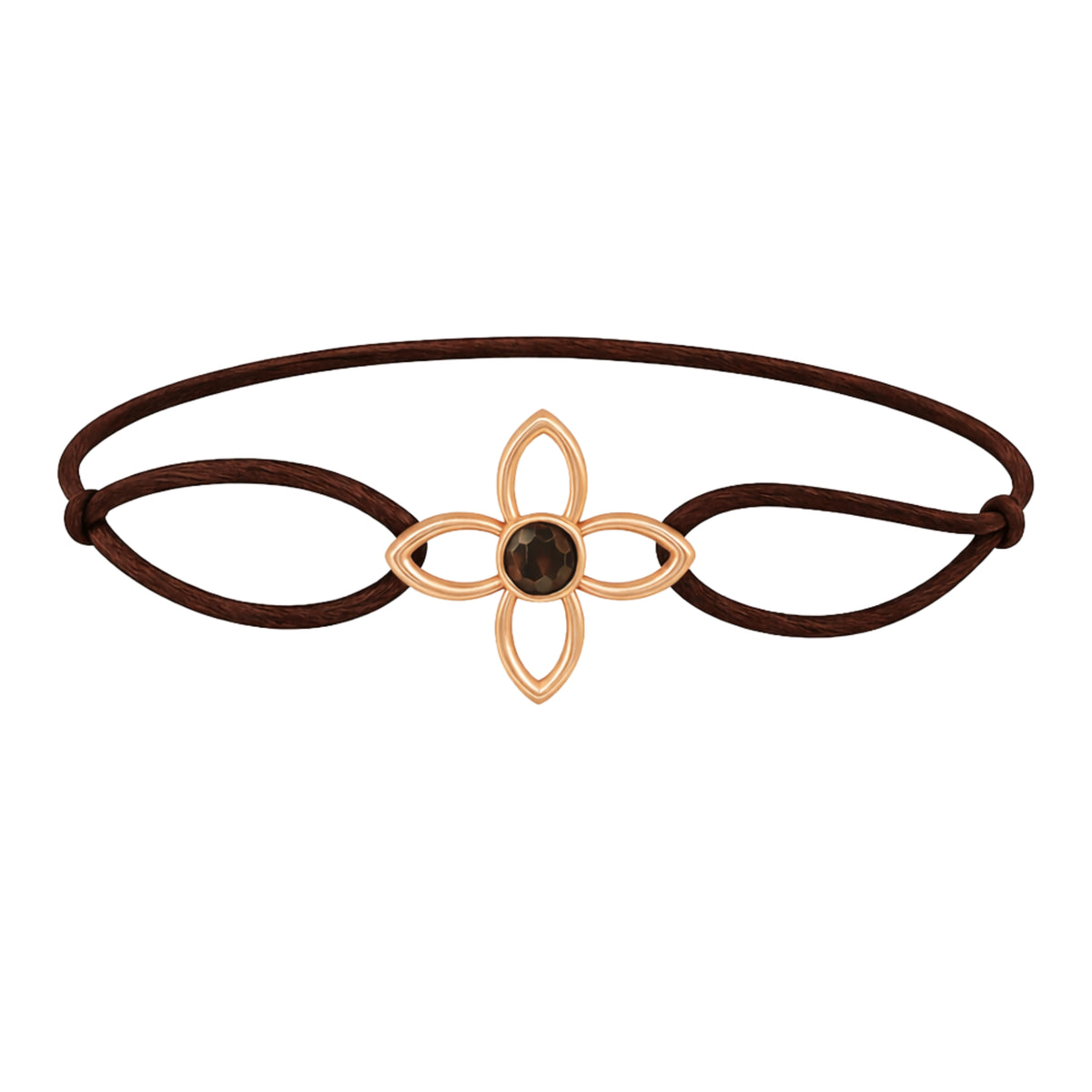 CLOVER 3D Gemstone Smoky Quartz