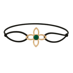 CLOVER 3D Gemstone Green Agate