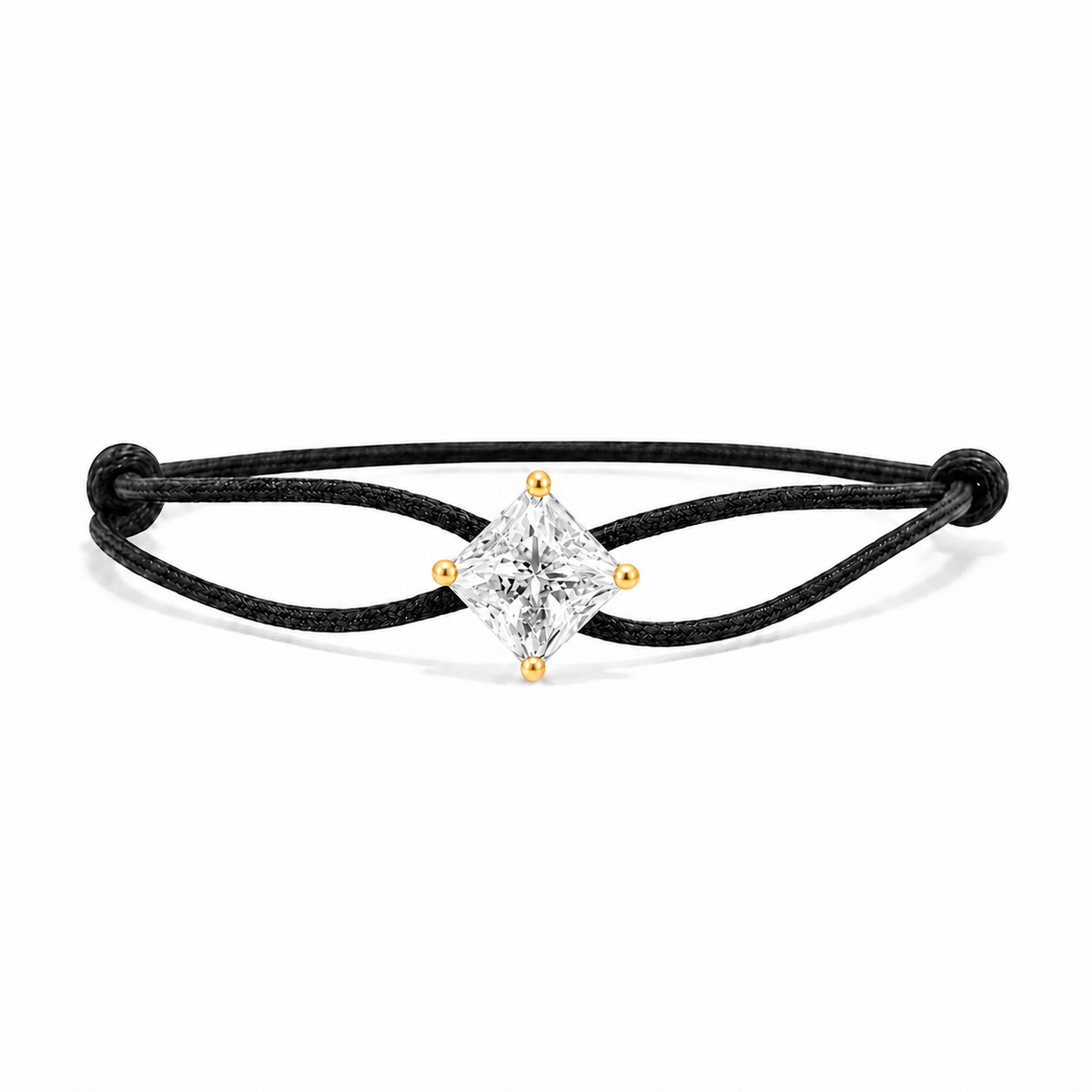 - PRINCESS diamond yellow gold