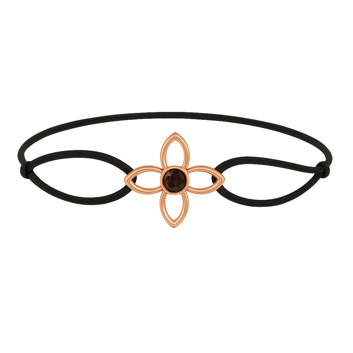 CLOVER 3D Gemstone Smoky Quartz